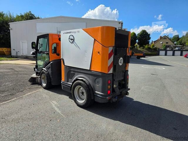 Barredora de calzadas SCHMIDT Schmidt Aebi Flexigo150,Besen,Streuaufbau,Schild