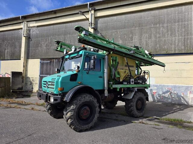 Chasis de camión UNIMOG U5000 4x4 Chassis, Standklima, 4374/45