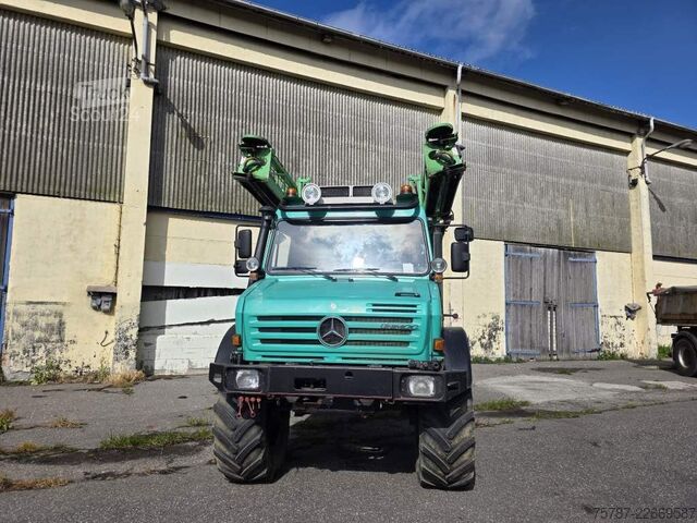 Chasis de camión UNIMOG U5000 4x4 Chassis, Standklima, 4374/45
