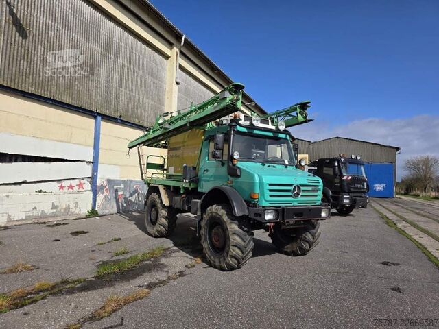 Chasis de camión UNIMOG U5000 4x4 Chassis, Standklima, 4374/45
