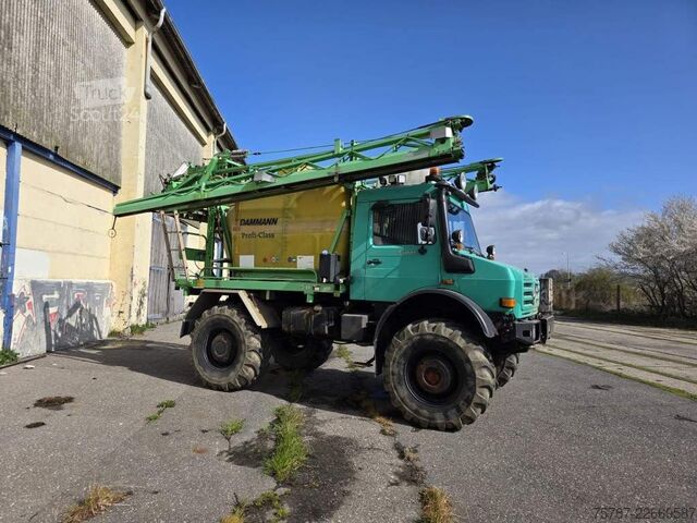 Chasis de camión UNIMOG U5000 4x4 Chassis, Standklima, 4374/45