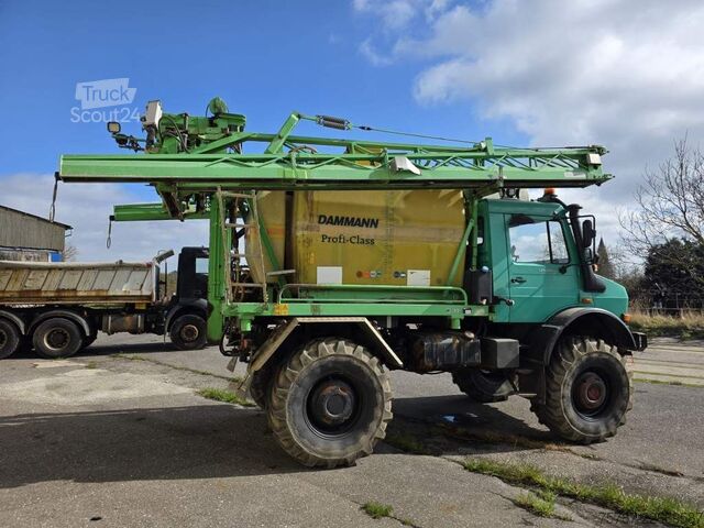 Chasis de camión UNIMOG U5000 4x4 Chassis, Standklima, 4374/45