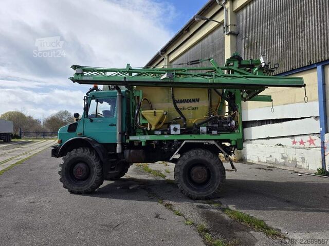Chasis de camión UNIMOG U5000 4x4 Chassis, Standklima, 4374/45