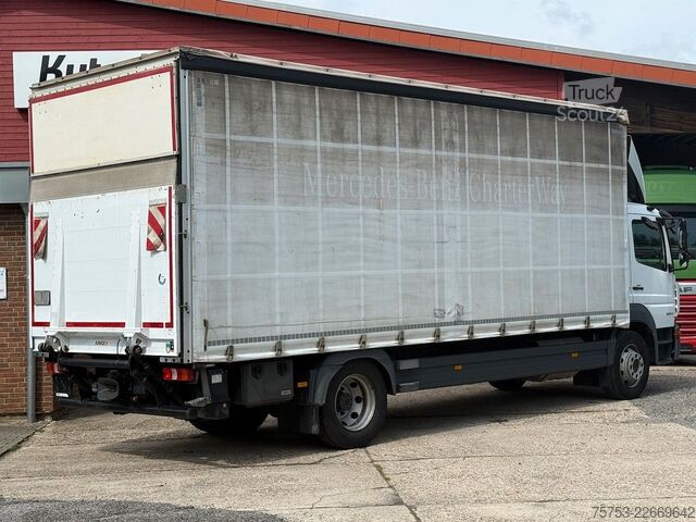 Tovorno vozilo s ravno platformo in ponjavo MERCEDES-BENZ 1524L Atego, Edscha, Lbw