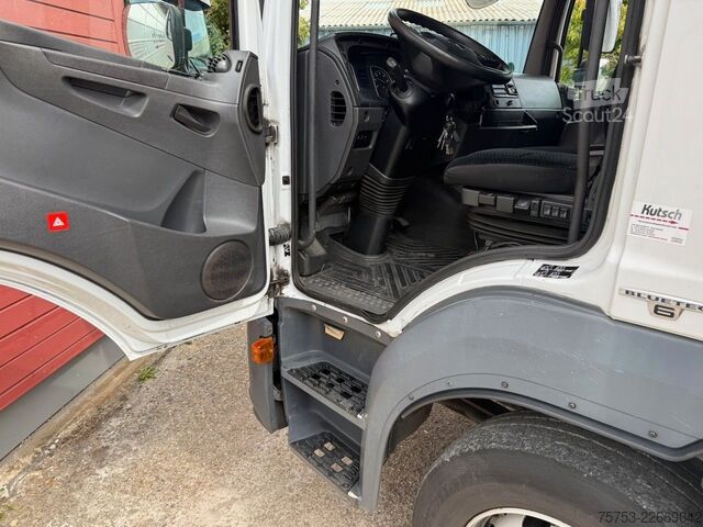 Tovorno vozilo s ravno platformo in ponjavo MERCEDES-BENZ 1524L Atego, Edscha, Lbw