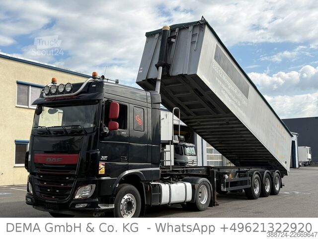 Polpriklopnik kiper SCHWARZMÜLLER SK*52m³*Grain*Getreidekipper*Lift*Rollplane*BPW*