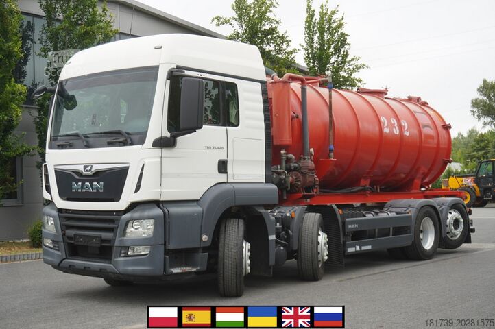 Güllefass MAN TGS 35.420 8×2 /NEW septic barrel 13000L