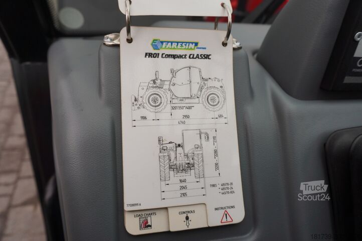 Teleskopický manipulátor Faresin 730C Classic 55 / 550 MTH !!! / 7 m reac