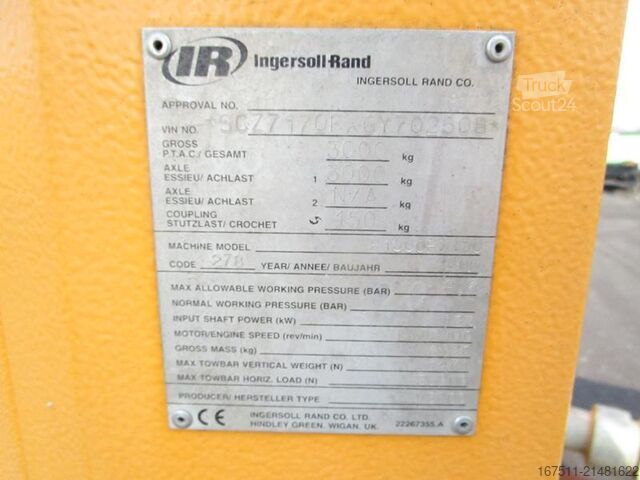 Kuldekompressor Ingersoll-Rand 7 / 170