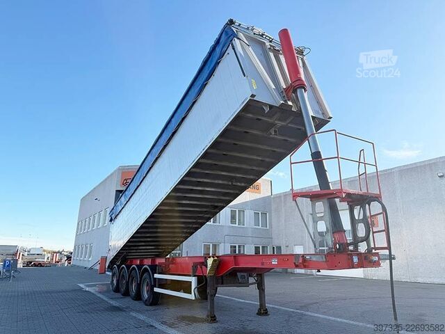 Skraldevogn CMT 4 axle Tipper / Alukastenmulde Kipper 52m3
