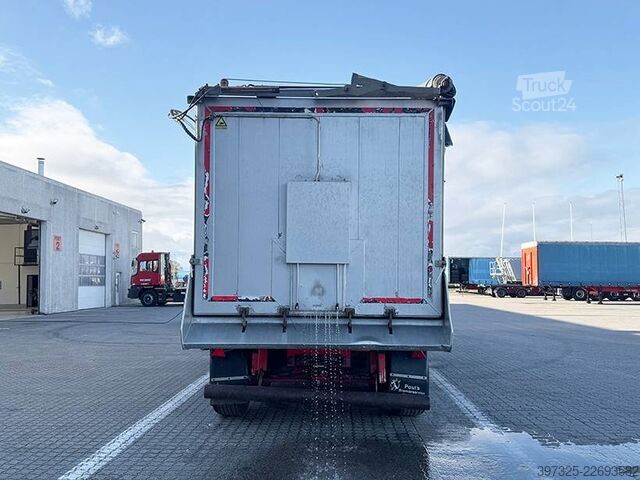 Skraldevogn CMT 4 axle Tipper / Alukastenmulde Kipper 52m3