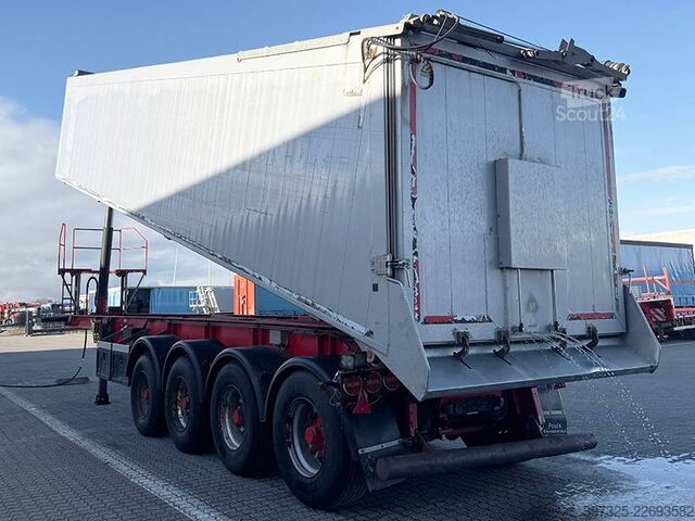 Skraldevogn CMT 4 axle Tipper / Alukastenmulde Kipper 52m3