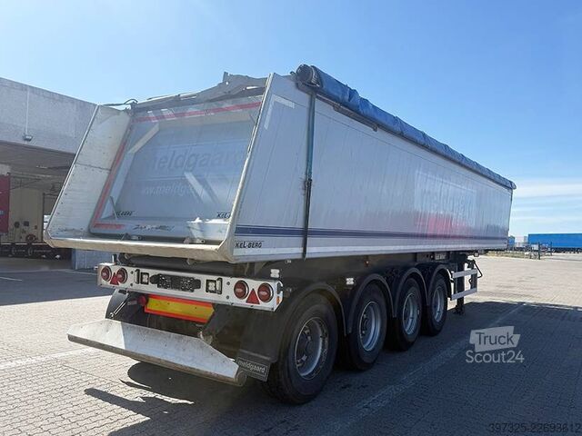 Avfallsbil Kel-Berg 4 axle Tipper / 4 achse Alukastenmulde Kipper 37m3