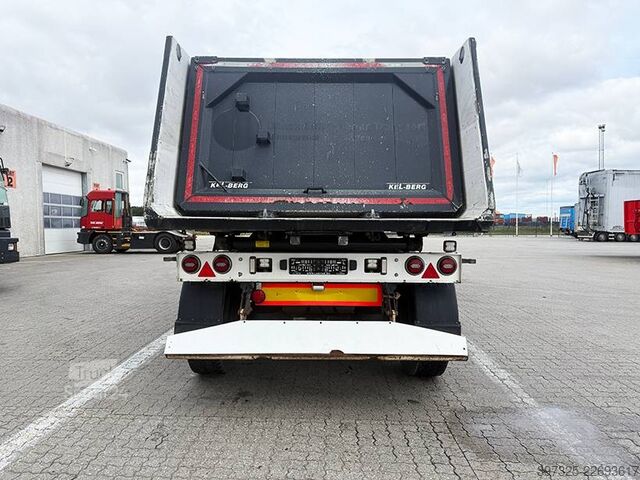 Avfallsbil Kel-Berg 4 axle Tipper / 4 achse Alukastenmulde Kipper 37m3