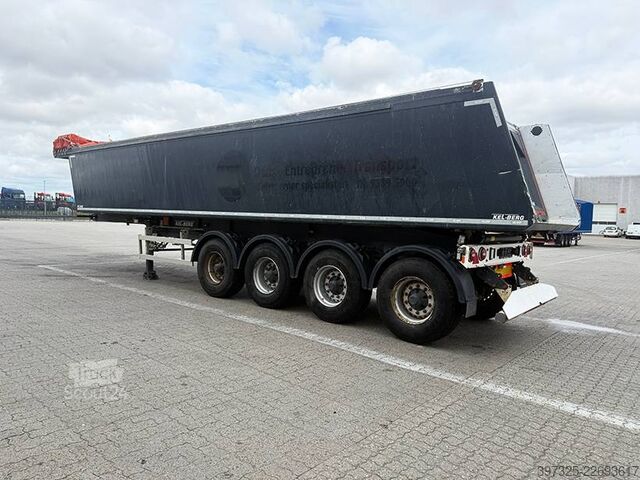 Avfallsbil Kel-Berg 4 axle Tipper / 4 achse Alukastenmulde Kipper 37m3
