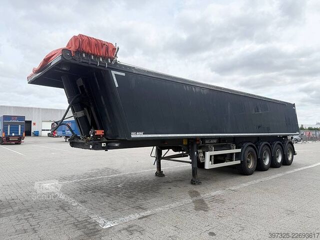 Avfallsbil Kel-Berg 4 axle Tipper / 4 achse Alukastenmulde Kipper 37m3