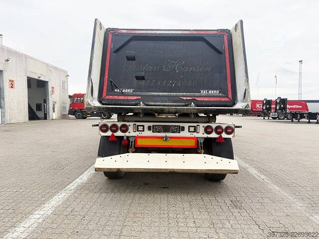 Avfallsbil Kel-Berg 4 axle Tipper / 4 achse Alukastenmulde Kipper 37m3