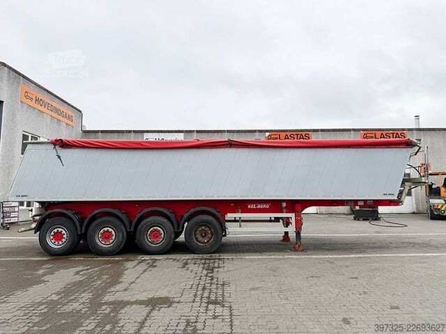 Avfallsbil Kel-Berg 4 axle Tipper / Alukastenmulde Kipper 37m3