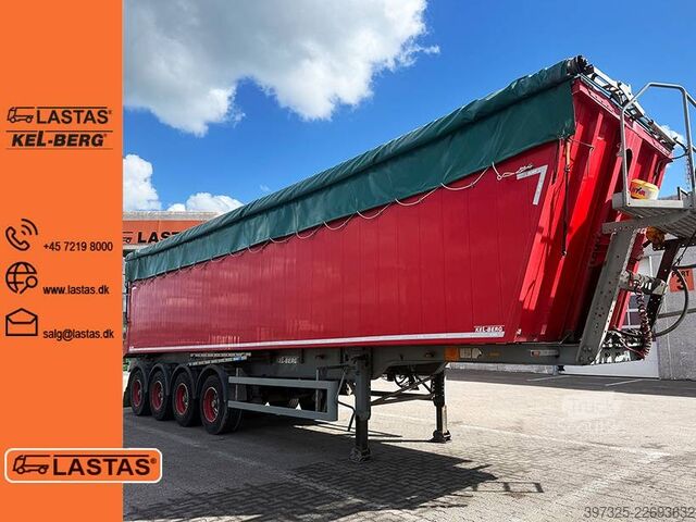 Avfallsbil Kel-Berg 4 axle Tipper / Alukastenmulde Kipper 61m3