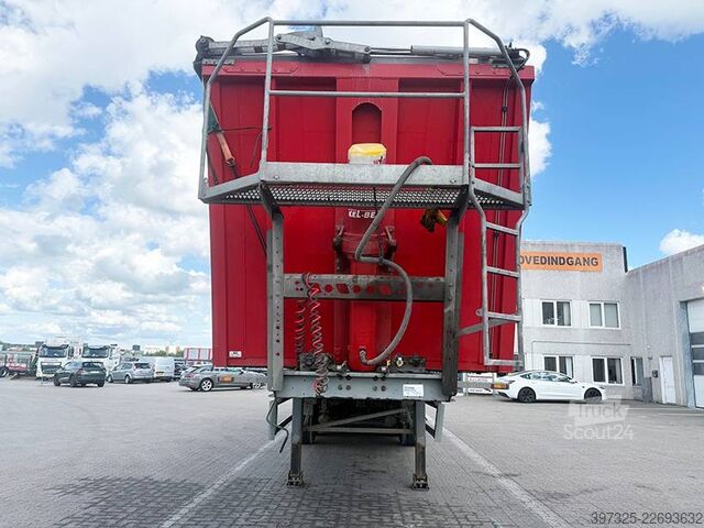 Avfallsbil Kel-Berg 4 axle Tipper / Alukastenmulde Kipper 61m3
