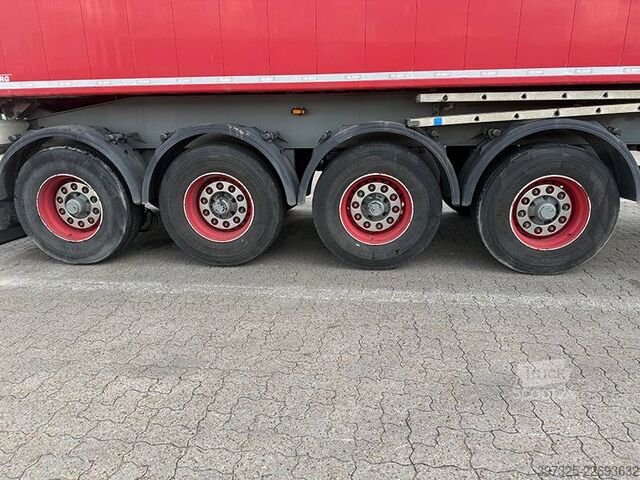 Avfallsbil Kel-Berg 4 axle Tipper / Alukastenmulde Kipper 61m3
