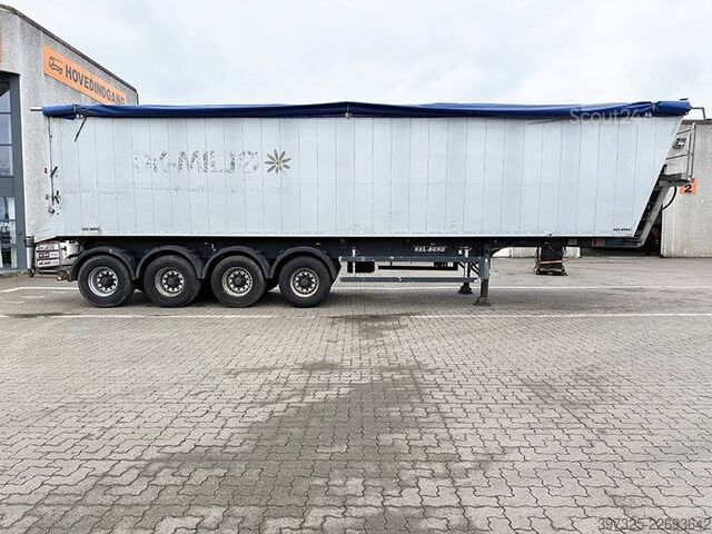 Avfallsbil Kel-Berg 4 axle Tipper / Alukastenmulde Kipper 65m3