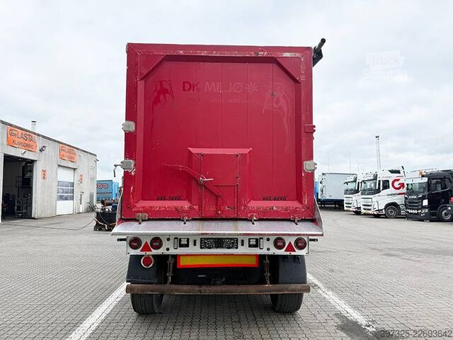 Avfallsbil Kel-Berg 4 axle Tipper / Alukastenmulde Kipper 65m3