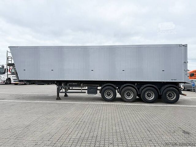 Avfallsbil Kel-Berg 4 axle Tipper / Alukastenmulde Kipper 65m3