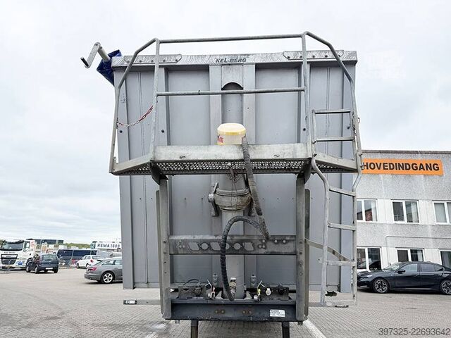 Avfallsbil Kel-Berg 4 axle Tipper / Alukastenmulde Kipper 65m3