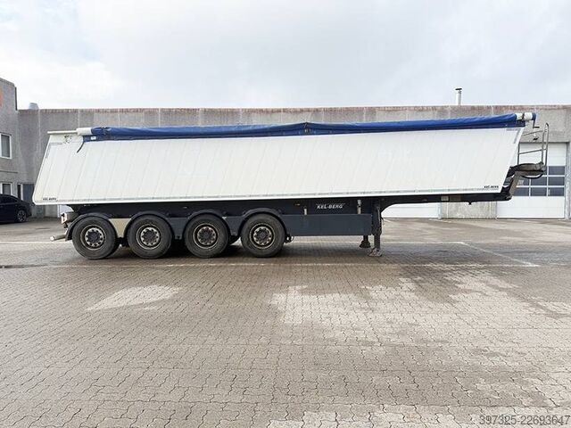 Avfallsbil Kel-Berg 4 axle Tipper /4 achse Alukastenmulde Kipper 37m3