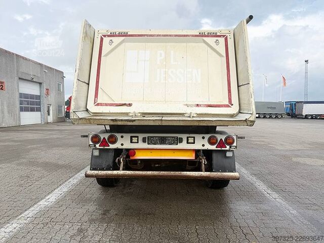 Avfallsbil Kel-Berg 4 axle Tipper /4 achse Alukastenmulde Kipper 37m3