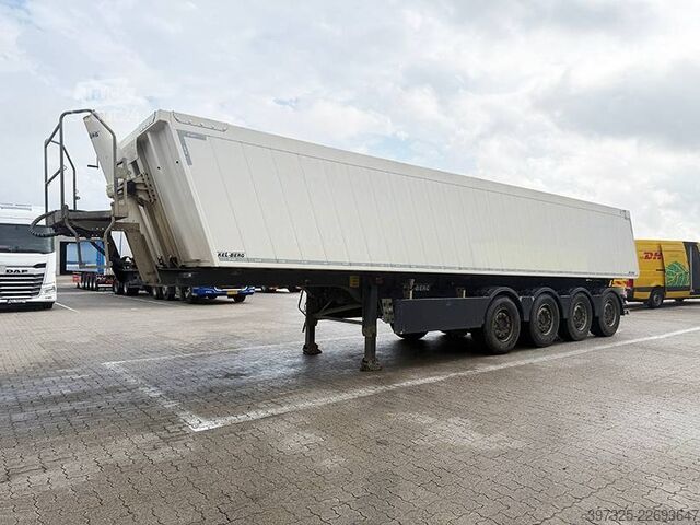 Avfallsbil Kel-Berg 4 axle Tipper /4 achse Alukastenmulde Kipper 37m3