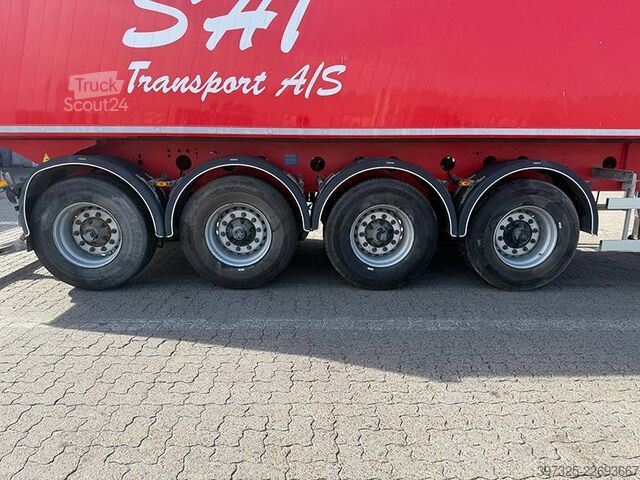 Avfallsbil Kässbohrer Tipper / Alukastenmulde Kipper