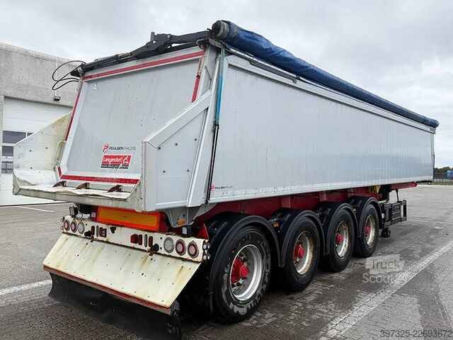 Avfallsbil Langendorf 4 axle Tipper / 4 achse Alukastenmulde Kipper