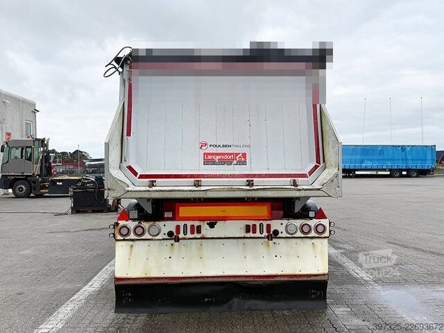 Avfallsbil Langendorf 4 axle Tipper / 4 achse Alukastenmulde Kipper