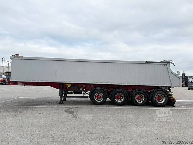 Avfallsbil Langendorf 4 axle Tipper / 4 achse Alukastenmulde Kipper