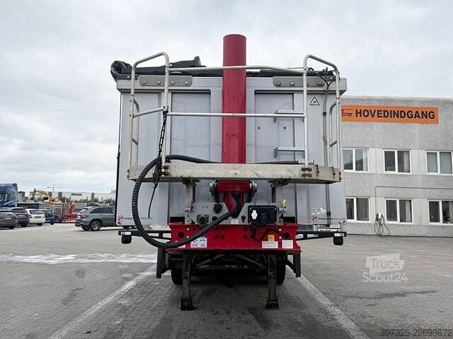 Avfallsbil Langendorf 4 axle Tipper / 4 achse Alukastenmulde Kipper
