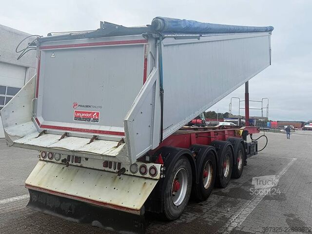 Avfallsbil Langendorf 4 axle Tipper / 4 achse Alukastenmulde Kipper