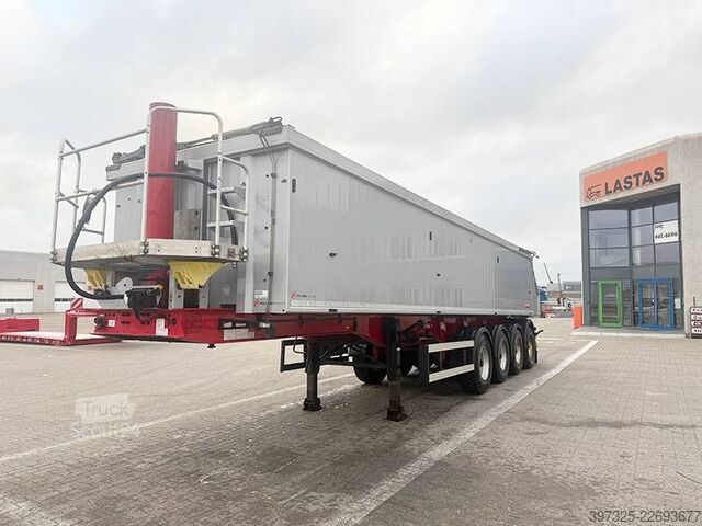 Avfallsbil Langendorf 4 axleTipper / 4 achsle Alukastenmulde Kipper 35m3