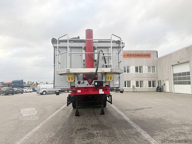 Avfallsbil Langendorf 4 axleTipper / 4 achsle Alukastenmulde Kipper 35m3