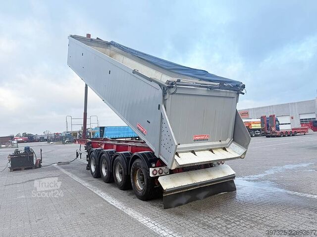 Avfallsbil Langendorf 4 axleTipper / 4 achsle Alukastenmulde Kipper 35m3
