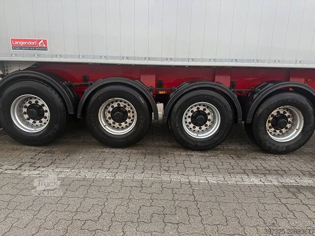 Kipper Langendorf 4 axleTipper / 4 achsle Alukastenmulde Kipper 35m3
