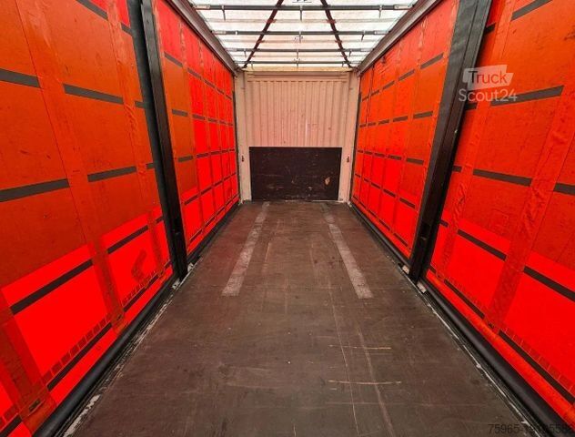 Open semitrailer with tarp  Other KAESSBOHRER  MAXIMA   DRUM BRAKES     SLID