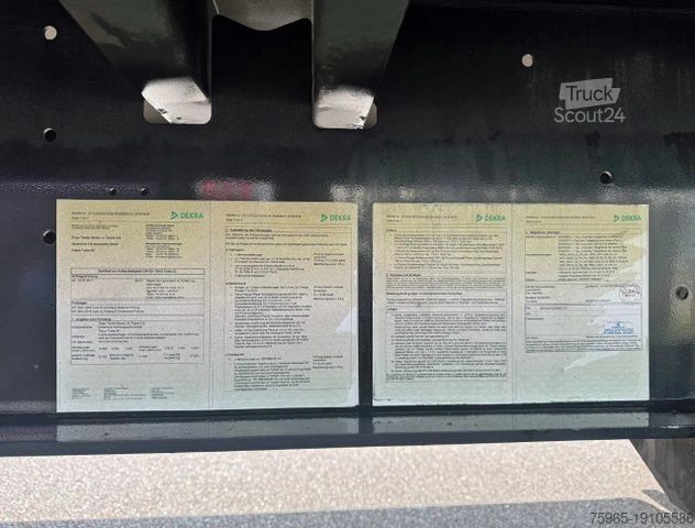 Open semitrailer with tarp  Other KAESSBOHRER  MAXIMA   DRUM BRAKES     SLID