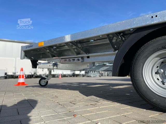 Car transporter trailer Martz® KFZ Trailer NEU Autotransporter Anhänger 4m x 2m kippbar