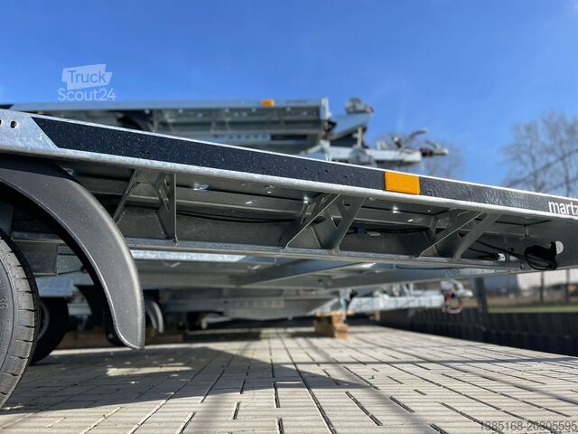 Car transporter trailer Martz® KFZ Trailer NEU Autotransporter Anhänger 4m x 2m kippbar