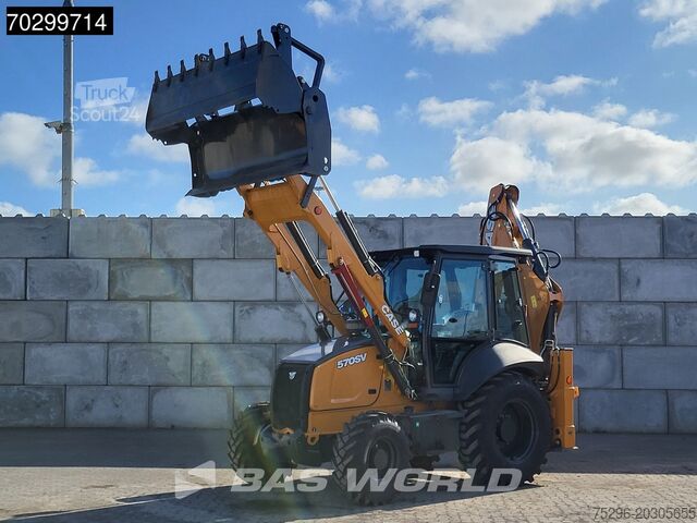 Exkavátor/rakodógép kombináció Case 570SV A/C - 4WD - 4-1 BUCKET - TELESCOPIC STICK
