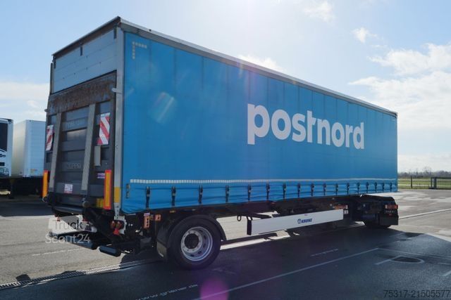 Naczepa otwarta z plandeką KRONE CITYSATTEL  KRONE 1-achs SEP 10/ BPW/TRIDEC lenk