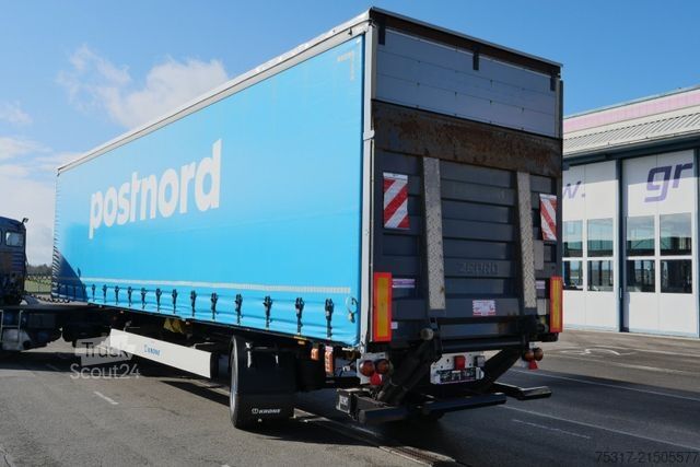 Naczepa otwarta z plandeką KRONE CITYSATTEL  KRONE 1-achs SEP 10/ BPW/TRIDEC lenk