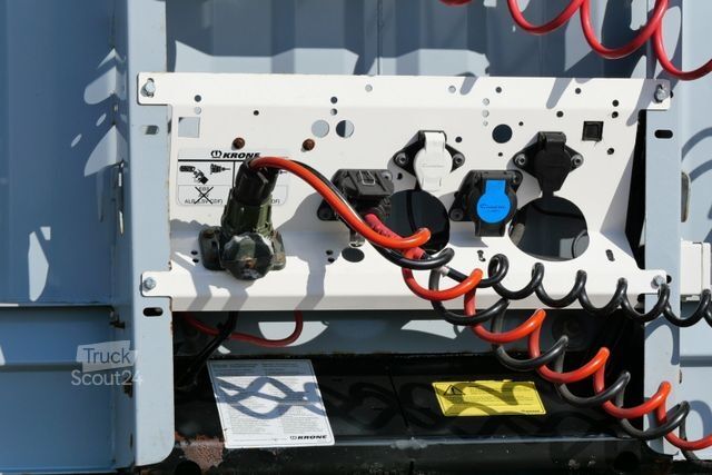 Naczepa otwarta z plandeką KRONE CITYSATTEL  KRONE 1-achs SEP 10/ BPW/TRIDEC lenk